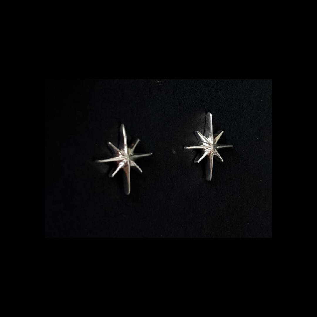 North Star Stud Earrings
