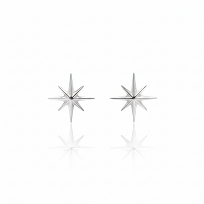 North Star Stud Earrings